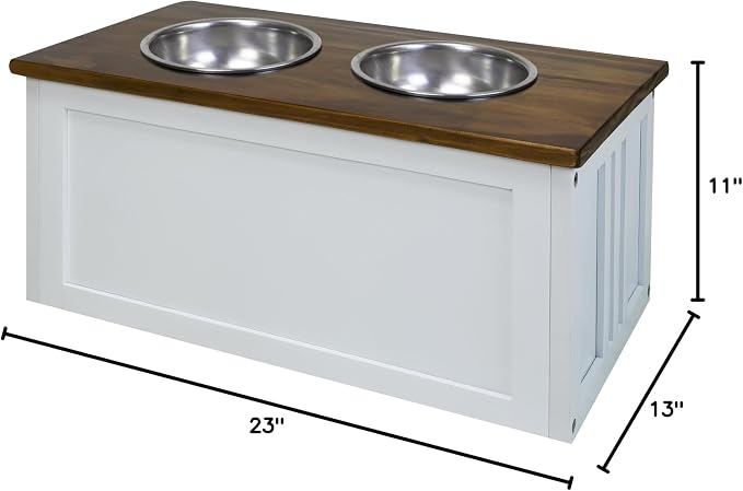 Casual Home Pet Feeder Storage Stand for Dogs - Medium to Large Breeds - Image 7