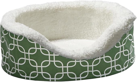 MidWest Homes for Pets Orthoperdic Egg-Crate Nesting Pet Bed w/Teflon Fabric Protector, XS Green by MidWestHomesForPets