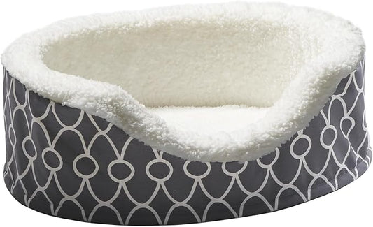 MidWest Homes for Pets Orthoperdic Egg-Crate Nesting Pet Bed w/ Teflon Fabric Protector, XS Gray by MidWestHomesForPets