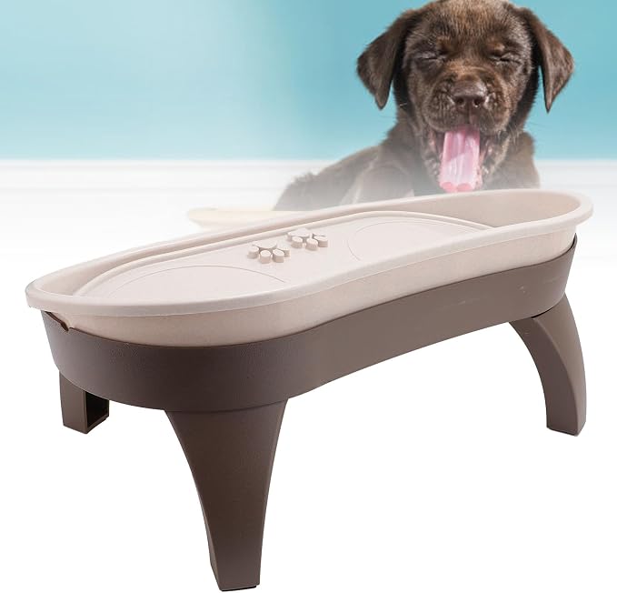 Elevated Pet Feeding Tray, Spine and Neck Protection, Non-Slip Dog Bowl Holder, Easy to Assemble Raised Stand - Image 9