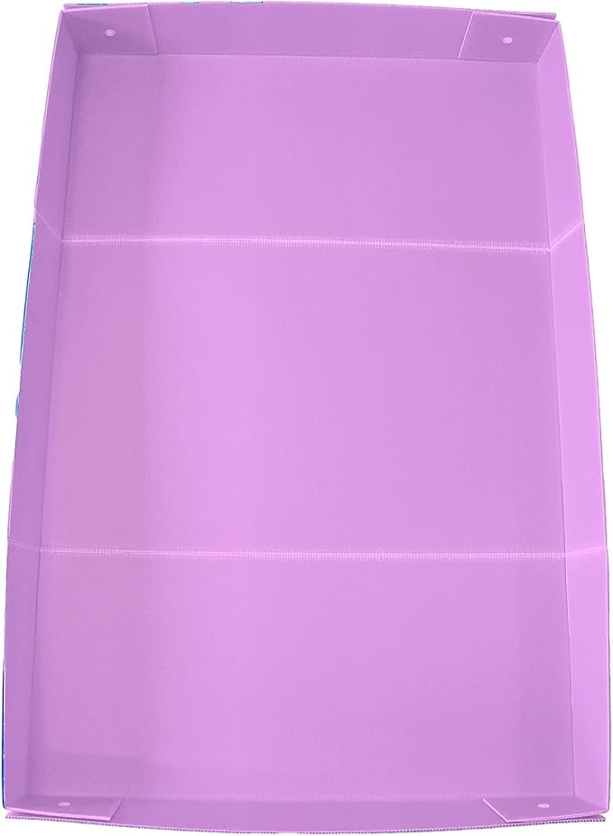 Midlee Guinea Pig Corrugated Plastic Cage Liners - 2 x 3 Panel Size - Purple | Bottom Grid Cage Protector Small Animal Waterproof Floor - Image 2