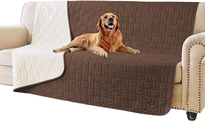 Tcksstex Waterproof and Anti-Slip Dog Bed Cover and Pet Blanket Sofa Pet Bed Mat car Incontinence Mattress Protectors Furniture Couch Cover for Most Cats Dogs, Pets by TcksstexFauxFurDogBedCover