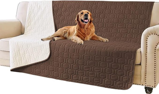 Tcksstex Waterproof and Anti-Slip Dog Bed Cover and Pet Blanket Sofa Pet Bed Mat car Incontinence Mattress Protectors Furniture Couch Cover for Most Cats Dogs, Pets by TcksstexFauxFurDogBedCover