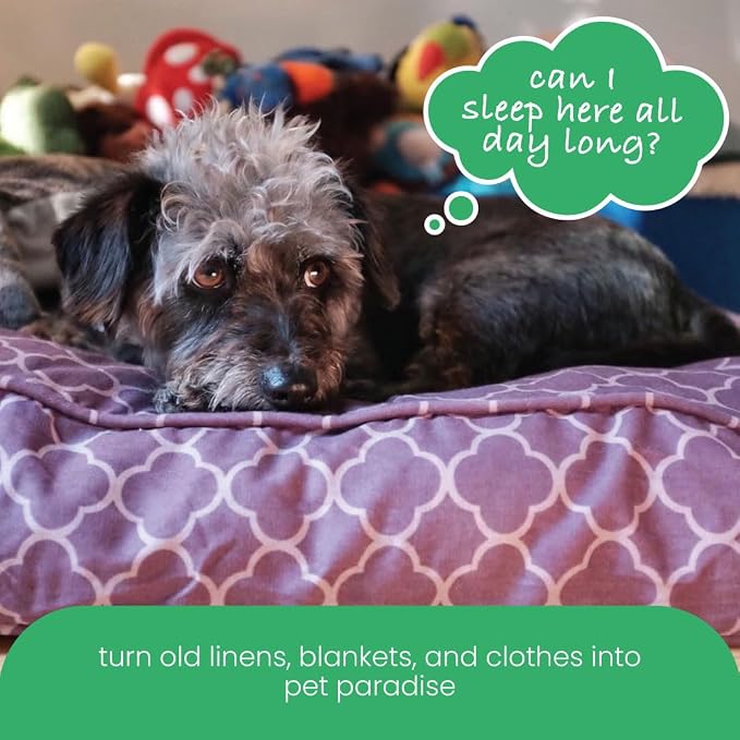 Molly Mutt Petite Dog Duvet Cover - Round - Royals Print - Measures 20’’ x 4’’ - 100% Cotton - Durable - Breathable - Sustainable - Machine Washable Dog Bed Cover - Pre-Shrunk - Image 7