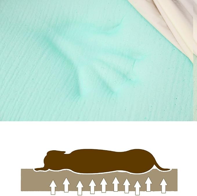 Laifug Orthopedic Memory Foam Extra Large Dog Bed Pillow(50"x36"x10", Chocolate) Durable Water Proof Liner & Removable Washable Cover & Smart Design - Image 7