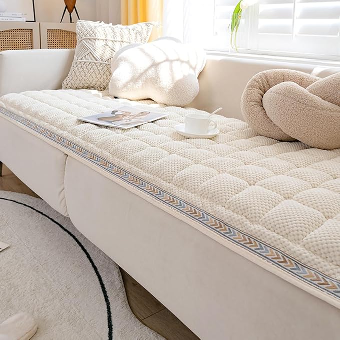 Pet Couch Cover for Sofa, Dog Couch Covers Protector, Sofa Cover for Dogs Washable, Non Slip Dog Bed Sofa Covers (27.55 * 70.86 in, White) by HOMEREFROM