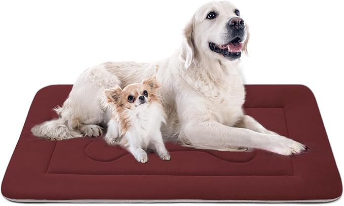 Extra Large Dog Bed Crate Mat 47 in Non-Slip Washable Soft Mattress Kennel Pads by JoicyCoDogBeds