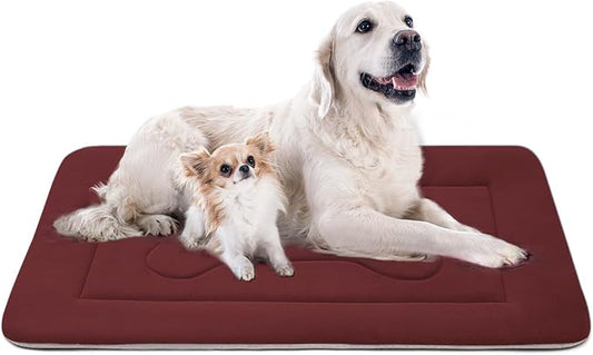 Extra Large Dog Bed Crate Mat 47 in Non-Slip Washable Soft Mattress Kennel Pads by JoicyCoDogBeds