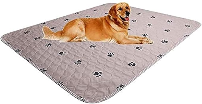 Washable Puppy Pads - Reusable, Super Absorbing, Waterproof, Large Dog Pee Pads for Dog Bed Mat by SINCOPET