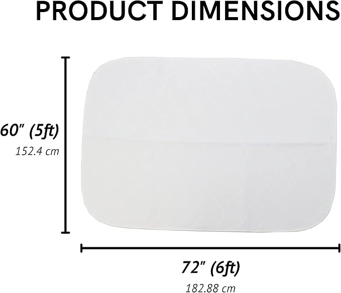 Midlee Reusable Washable Dog Pee Pads XL 60"x72" – Pack of 3 | Waterproof Puppy Training Pads, Whelping Mat, Incontinence Pad for Large Dogs - Image 7