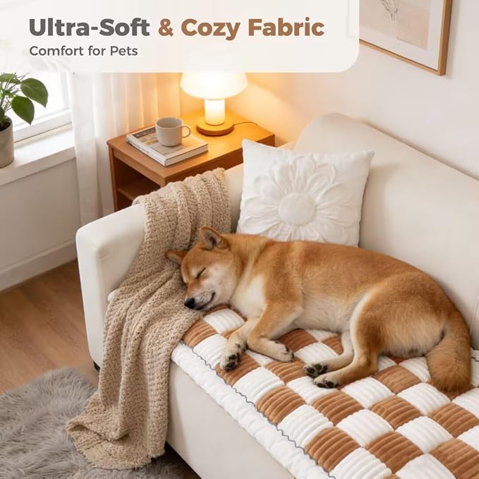 Couch Covers for Dogs, Washable Sofa Couch Cover for Pet, Couchs Covers for Cushion Sofa Pet Friendly, Non Slip Sofa Cover (27.6''*82.7''/70 x 210cm) Thickened Version - Image 3