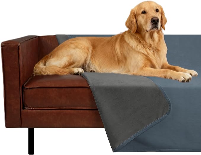 Ameritex Pet Bed Blanket Reversible 100% Waterproof Velvet Super Soft for Sofa and Bed by Ameritex