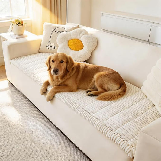 Awjcsv Couch Covers for Dogs Washable, Non Slip Sofa Protector Pet Friendly | Thick, Soft Furniture Cover, Against Pets Hair & Scratch, Fits Leather and Fabric Couches, 27.6" X 59" by Awjcsv