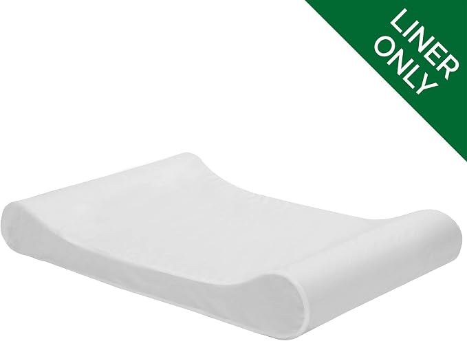 Furhaven Dog Bed Liner Water-Resistant Contour Luxe Lounger Foam Mattress Protector Cover - White, Large - Image 3