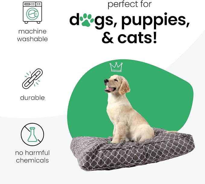 Molly Mutt Small Dog Bed Cover - Clark Gable Print - Measures 22”X27”X5’’ - 100% Cotton - Durable - Breathable - Sustainable - Machine Washable Dog Bed Cover (Dd70a) - Image 3