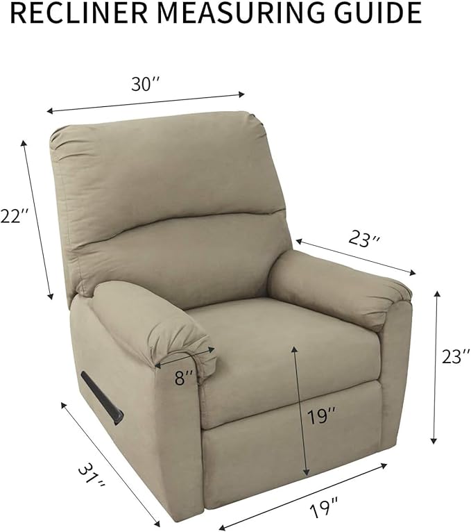 PureFit Reversible Quilted Oversized Recliner Sofa Cover, Water Resistant Furniture Protector, Washable Couch Cover with Elastic Straps for Kids, Pets (Small, Navy/Navy) | Navy/Navy, Water Resistant Couch Protector, Washable Pet Couch Cover with Non Sl... - Image 6
