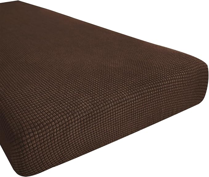 Hokway Couch Cushion Covers Stretch Cushion Covers Sofa Seat Cushion Slipcover Cushion Protector(Chocolate, Medium) by Hokway