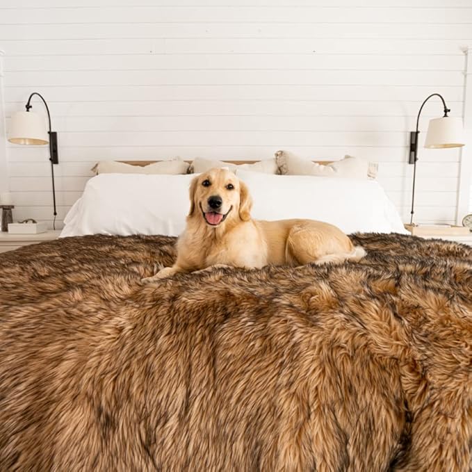 PAW BRANDS PupProtector Waterproof Throw Blanket, Sable Brown, 60x50 | Waterproof, machine washable — protects couches, beds & car seats - Image 4