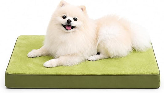 NUPIDA Waterproof Medium Dog Bed for Crate with Washable Cover, 29x18 | TPU Waterproof Layer, Easy Clean Cover, Soft Plush Surface, Durable Oxford fabric, Non-Slip Bottom, For Medium Breeds ≤30lbs by NUPIDAPet%E2%80%99sHome