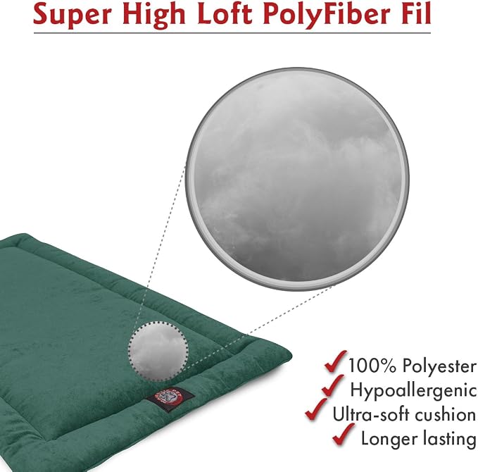 Majestic Pet Dog Crate Mat - Machine Washable Soft Plush Pet Bed Pad for Crates & Kennels | USA Crafted | 48"x30" Villa Marine - Image 5