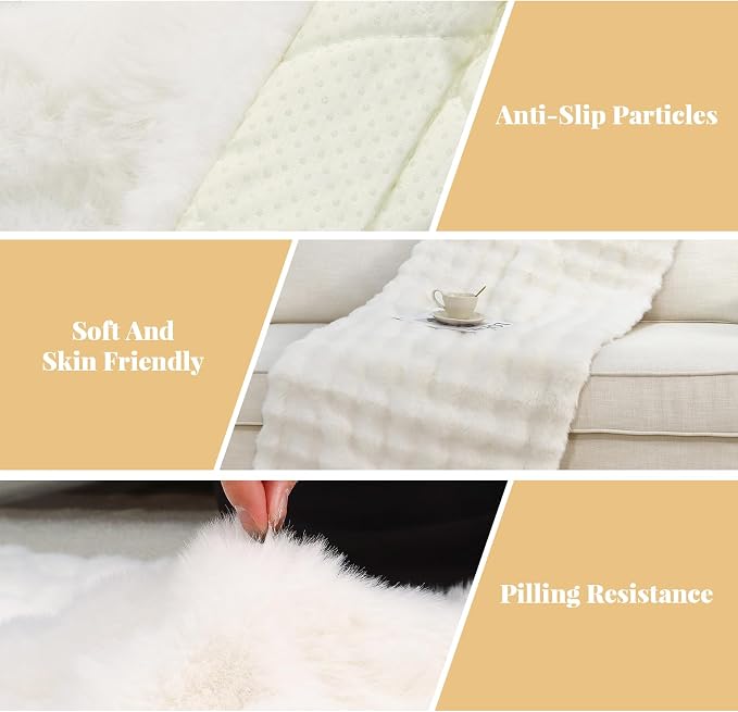 Pet Covers for Couches and Sofas, Couch Protector for Dogs, Couch Covers for 3 Cushion Sofa Pet Friendly Plush Washable Sofa Covers for Dogs Slipcover Anti-Slip Furniture Protector, 27.6"x70.9" - Image 3