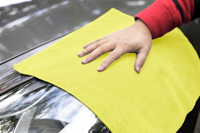 Avalon Towels Microfiber Cleaning Cloths (Value Pack of 48) - Size 16 x 16 Inches, Highly Absorbent Cleaning Rags, Lint Free, Reusable and Washable, Microfiber Towels for Cars - Image 5