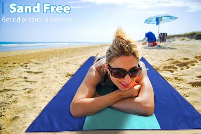 6 Pack Microfiber Oversized Lightweight Beach Towel 71"x32" Extra Thin Large Sand Free Towels Travel Swim Pool Yoga Gym for Adults Women Men Beach Essentials Accessories Vacation Gift - Image 4