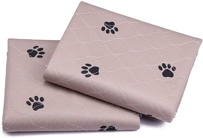 Washable Dog Pee Pads with Puppy Grooming Gloves,Puppy Pads,Reusable Pet Training Pads,Large Dog Pee Pad,Waterproof Pet Pads for Dog Bed Mat,Super Absorbing Whelping Pads - Image 3