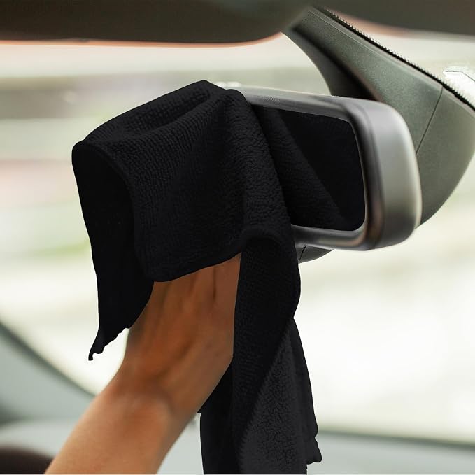 Avalon Towels Microfiber Cleaning Cloths (Value Pack of 12) - Size 12 x 12 Inches, Highly Absorbent Cleaning Rags, Lint Free, Reusable and Washable, Microfiber Towels for Cars - Image 8