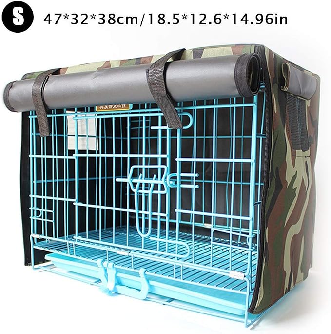 Dog Crate Cover for Wire Crates,Fits Most Dog Crates,Windproof Water-Resistant Oxford Pet Kennel Covers, Provided for Wire Crate Indoor Outdoor Protection,Easy to Put On, Take Off - Image 5