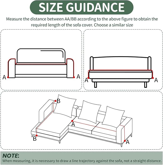 ROOMLIFE Boho Couch Covers for Sofa Washable for 3 Cushion Couch Chenille | Furniture Protector Sofa Couch Cover for Dogs, Soft Breathable Sofa Slipcover, Couch Throw Blankets with Tassels 71''X134'' - Image 8
