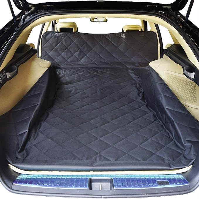 Pet Cargo Liner Cover for Dogs SUV Cars Waterproof Non Slip Universal Fit with Bumper Flap Extra Large - Image 2