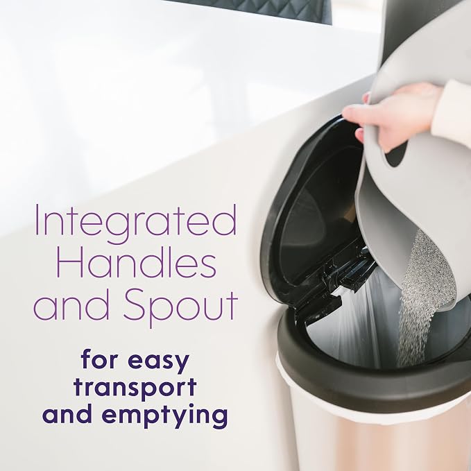 Litter Genie Litter Box and Style Pail Cat Litter Disposal Bundle with Starter Refill | Odor-Locking Scoop-to-Disposal Cat Litter Cleaning System - Image 7