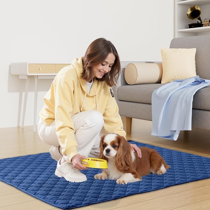 Smiry Waterproof Dog Bed Cover Blanket, Reversible Pet Blanket | Soft Reversible, Washable Leakproof Cats Dogs Couch Cover for Sofa, Couch, Furniture (40x50 Inch) - Image 5