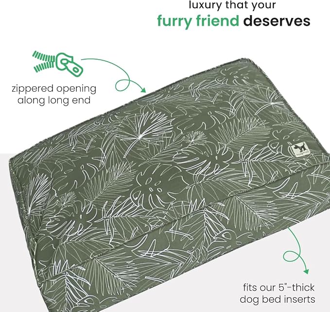 Molly Mutt Panama Dog Bed Duvet Cover, 100% Cotton Canvas Cover for Dog, Puppy, or Cat Bed, Durable, Washable, and Free of Harmful Chemicals, Small, 22"x27"x5" - Image 5