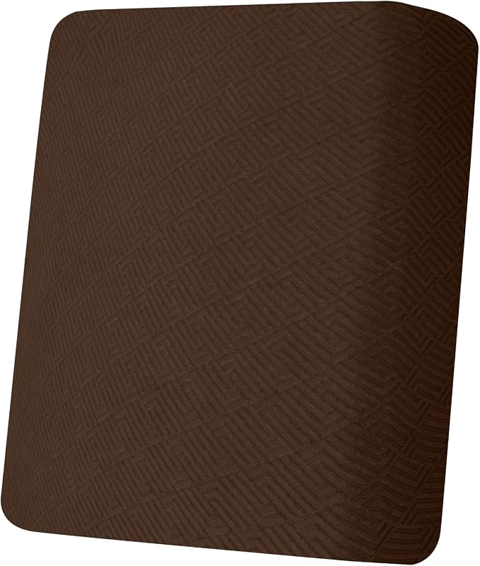 XINEAGE Couch Cushion Covers Seat Cushion Cover Thick Stretch Sofa Slipcovers 1 Piece Individual Couch Covers with Elastic Bottom(Single Seat Cushion/Backrest,Coffee) by XINEAGE