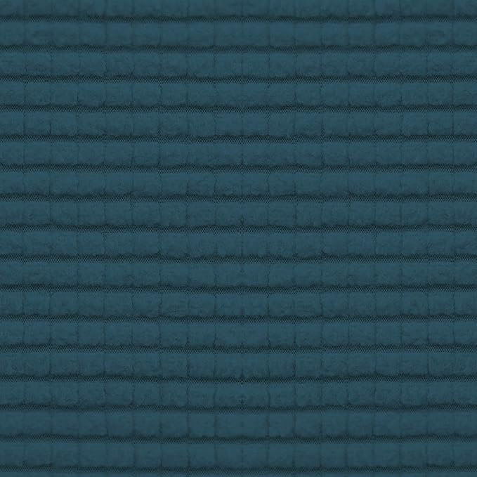 Easy-Going Stretch 4 Seater Sofa Slipcover 1-Piece Sofa Cover Furniture Protector Couch Soft with Elastic Bottom for Kids, Polyester Spandex Jacquard Fabric Small Checks Deep Teal | 1-Piece Extra X-large Sofa Cover Furniture Protector Couch Soft with B... - Image 7