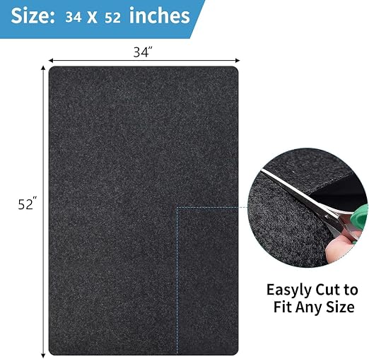 Kennel Pad Dog Crate Mat Liner, 34" x 52" - 1 Pack | Waterproof, Non-Slip, Washable Puppy Pee Pad for Kennel Training - Under Pet Cage to Protect Floors, Thin Cut to Fit Design - Image 2