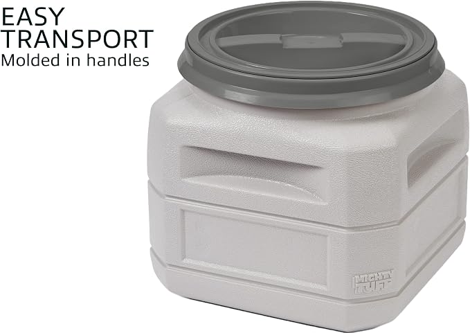 Mighty Tuff Airtight Dog Food Storage Container – 6 Gal, up to 24 lb Capacity – Cat and Dog Food Container with Twist Lid & Handles – BPA-Free, Made in USA - Image 7