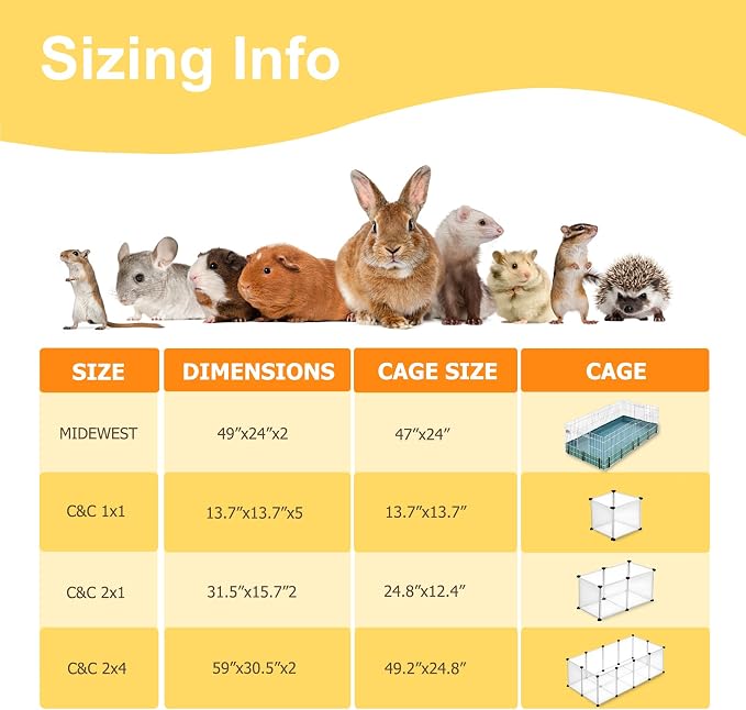Guinea Pig Cage Liners, 59x31in 2 Pack Washable Guinea Pig Bedding, Waterproof Reusable & Anti Slip, Super Absorbent Guinea Pig Pee Pad for Small Animal, Rabbit, Bunny, Fit for C&C Cage, Pink - Image 7