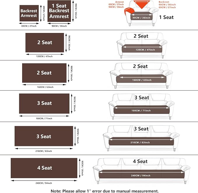 Boho Couch Cover Non Slip Sofa Cover Washable for Dogs, Sectional Couch Covers Soft, Plush Sofa Slipcover Furniture Protector Covers for L Shaped(Dark Grey, 36"x 71") - Image 6
