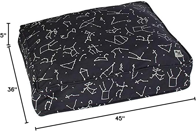Molly Mutt Huge Dog Bed Cover - Rocketman Print - Measures 36”x45”x5’’ - 100% Cotton - Durable - Breathable - Sustainable - Machine Washable Dog Bed Cover - Image 8