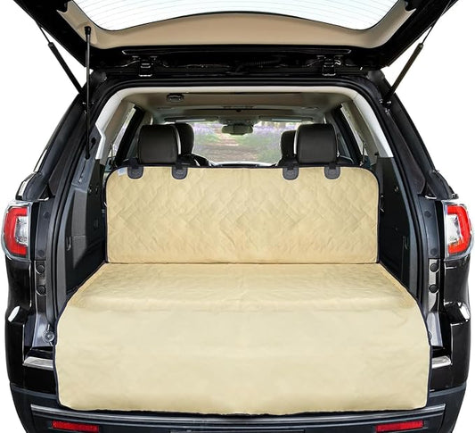 Arf Pets SUV Dog Cargo Liner Cover for SUVs and Cars, Waterproof Material, Non Slip Backing, Extra Bumper Flap Protector, Large Size - Universal Fit by ArfPets