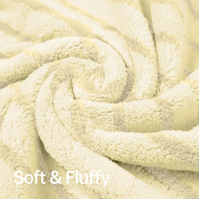 Mistyrose Bath Towels,4 Pack 35"x70" Large Bath Towels Microfiber Absorbent XL Bath Sheets Super Soft Towel for Bathroom Quick Dry Oversized Shower Towels for Family Hotel Spa Gym(Cream - Image 8