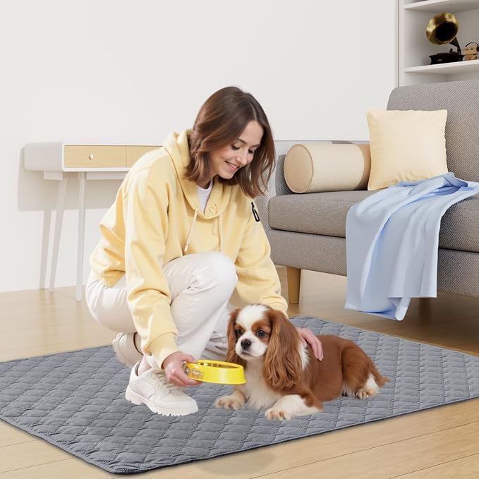 Smiry Waterproof Dog Bed Cover Blanket, Reversible Pet Blanket | Soft Reversible, Washable Leakproof Cats Dogs Couch Cover for Sofa, Couch, Furniture (68x82 Inch) - Image 5