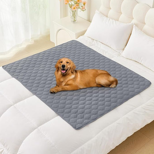 Smiry Waterproof Dog Bed Cover Blanket, Reversible Pet Blanket | Soft Reversible, Washable Leakproof Cats Dogs Couch Cover for Sofa, Couch, Furniture (40x50 Inch) by Smiry