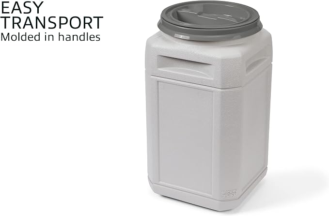 Mighty Tuff Airtight Dog Food Storage Container – 13 Gal, up to 54 lb Capacity – Cat and Dog Food Container with Twist Lid & Handles – BPA-Free, Made in USA - Image 7