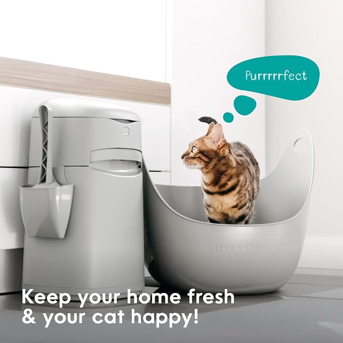 Bundle of Litter Genie Easy Roll Pail & Refill | Cat Litter Box Waste Disposal System for Odor Control with 2 Long Lasting Refills (24 Bags Each) - Image 5
