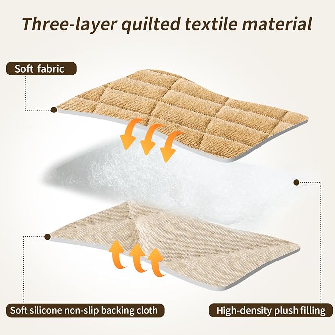 Couch Covers for Dogs, Velvet Dog Couch Cover, Pet Couchs Covers for 3-4 Seater, Couchs Protector for Dogs, Sofa Cover for Pets Washable(1PC, Light Brown, 27.6"×94.5", 3-4 Seater) - Image 6