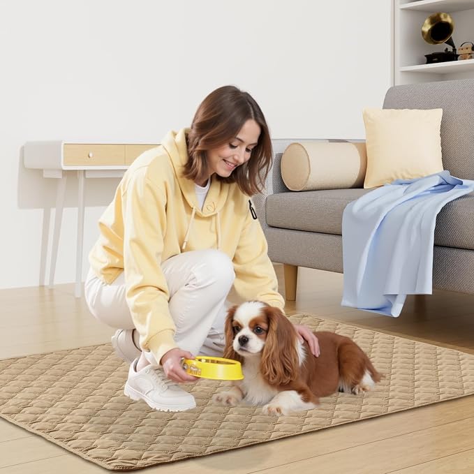 Smiry Waterproof Dog Bed Cover Blanket, Reversible Pet Blanket | Soft Reversible, Washable Leakproof Cats Dogs Couch Cover for Sofa, Couch, Furniture (30x53 Inch) - Image 5